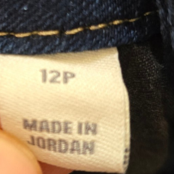 Style & Co Jeans Women's 12P Blue Dark Wash Skinny Ankle - Picture 6 of 16